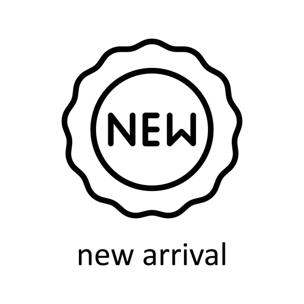 New Arrival  Vector   outline Icons. Simple stock illustration stock