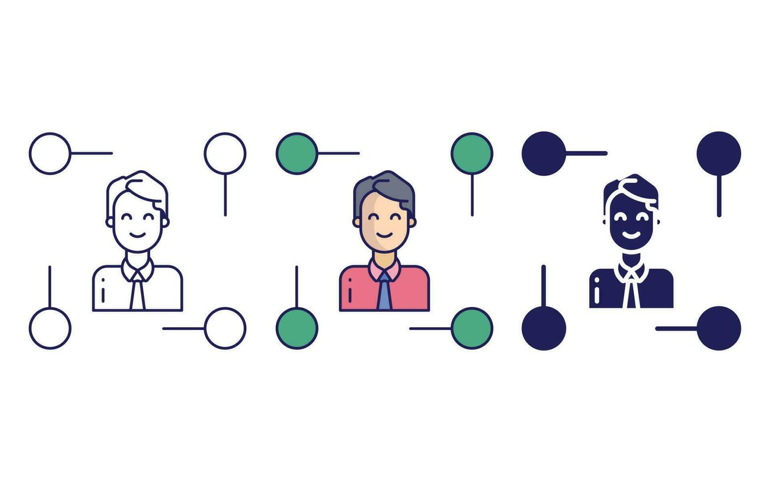 user flow vector icon