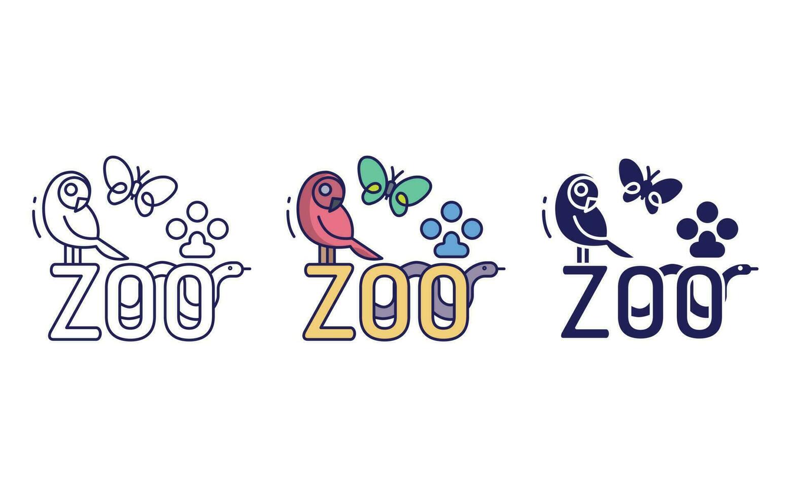 zoo vector icono