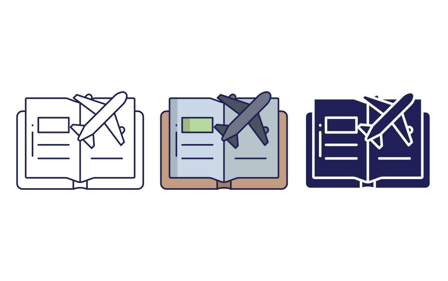 Travel Book vector icon