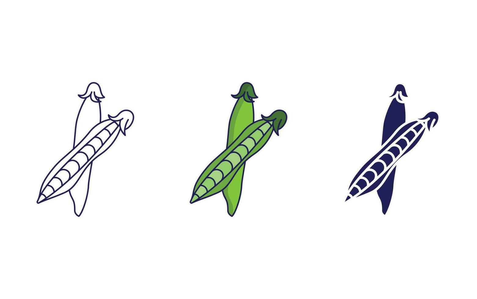 peas vector icon