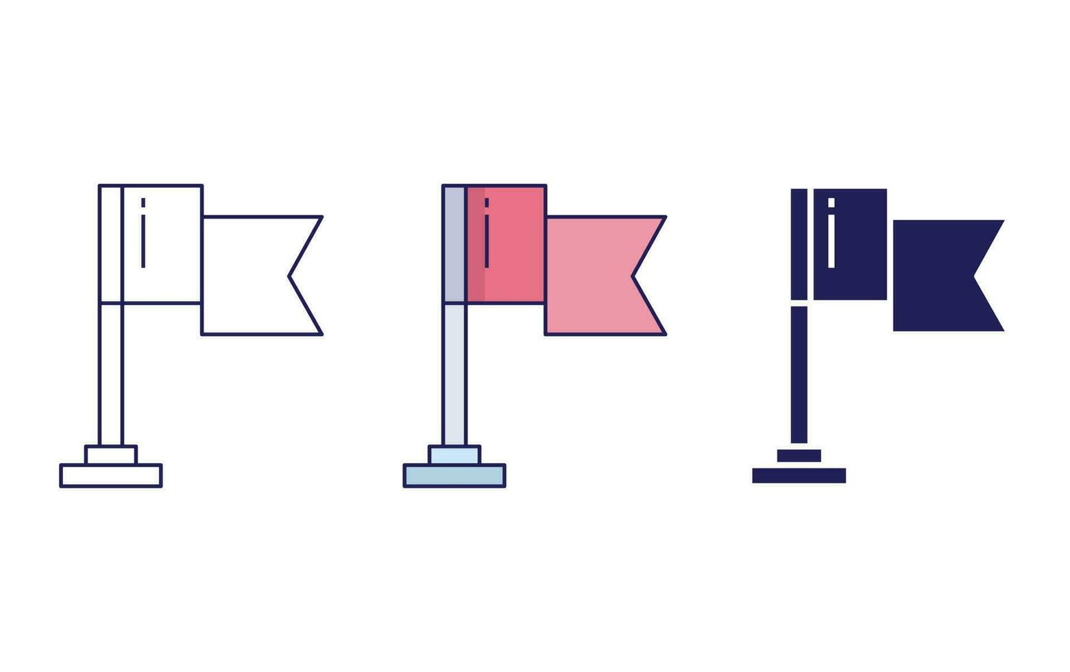 Flag vector icon