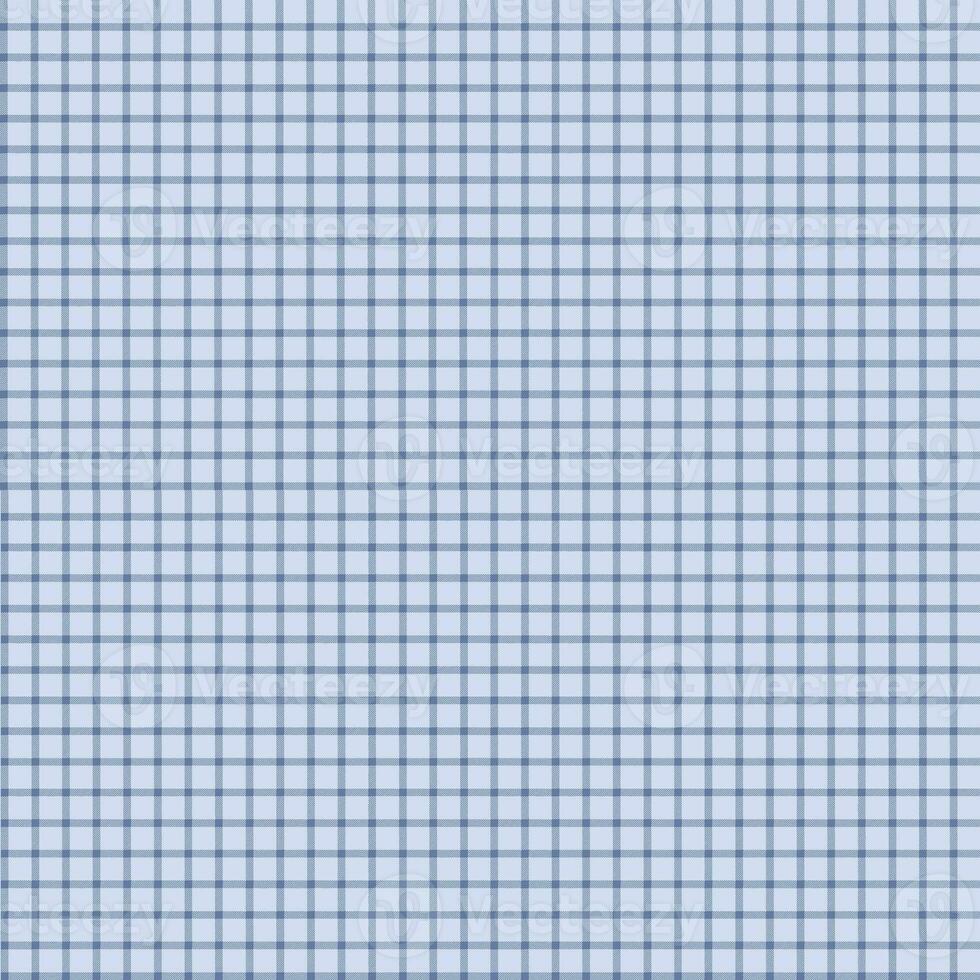 Window pane plaid seamless pattern, blue and white, can be used in the design of fashion clothes. Bedding, curtains, tablecloths, notepads, gift wrapping paper photo