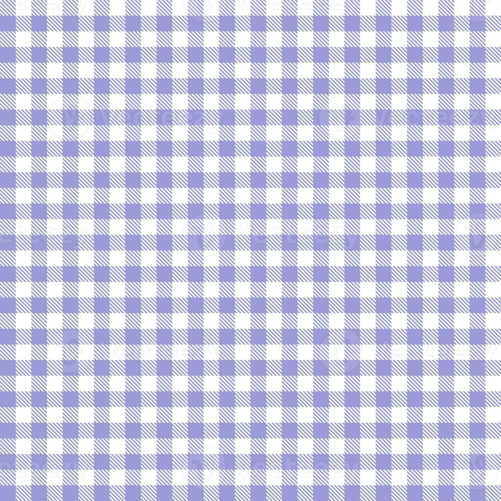 Gingham seamless pattern, purple and white, can be used in the design of fashion clothes. Bedding sets, curtains, tablecloths, notebooks, gift wrapping paper photo