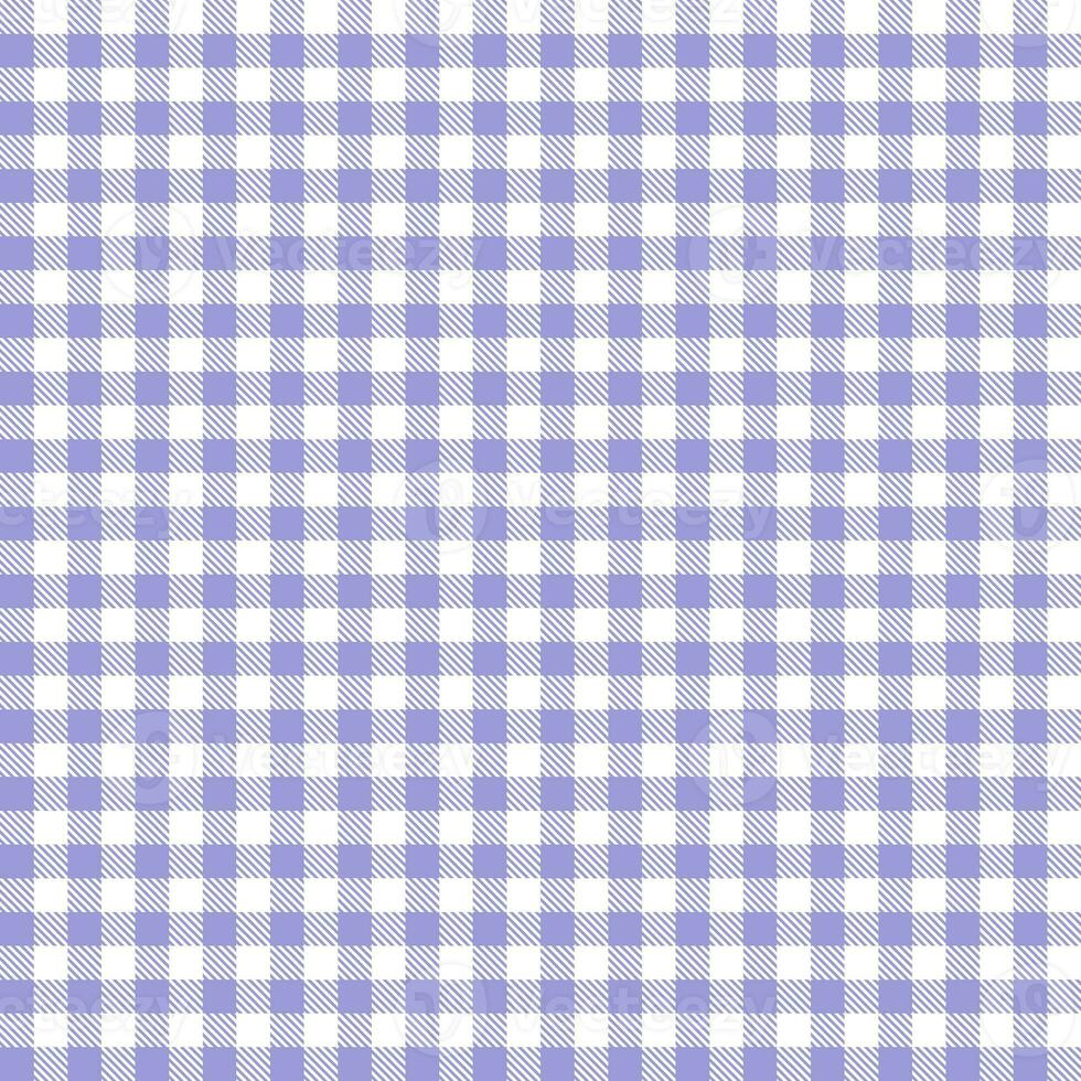 Gingham seamless pattern, purple and white, can be used in the design of fashion clothes. Bedding sets, curtains, tablecloths, notebooks, gift wrapping paper photo