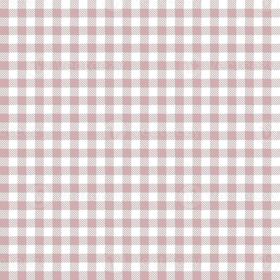 Gingham seamless pattern, pink and white can be used in decorative designs. fashion clothes Bedding sets, curtains, tablecloths, notebooks, gift wrapping paper photo