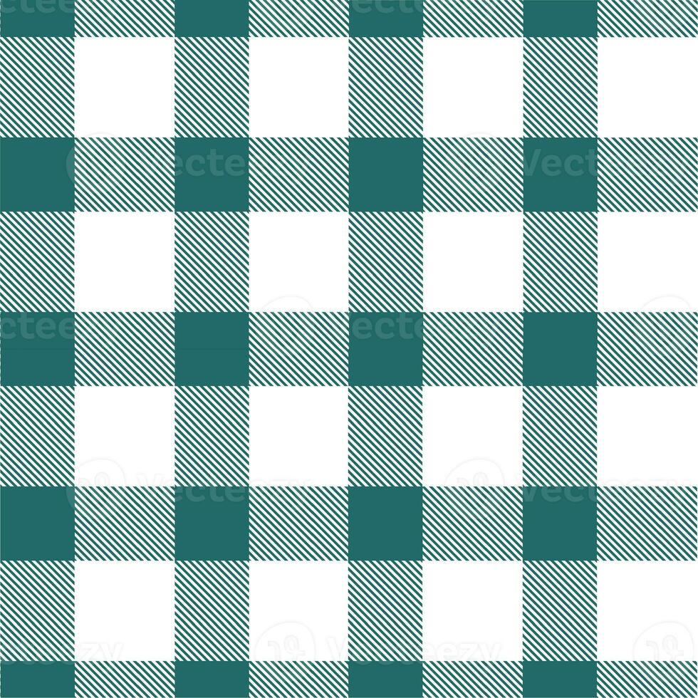 Gingham seamless pattern, green and white can be used in fashion design. Bedding, curtains, tablecloths photo