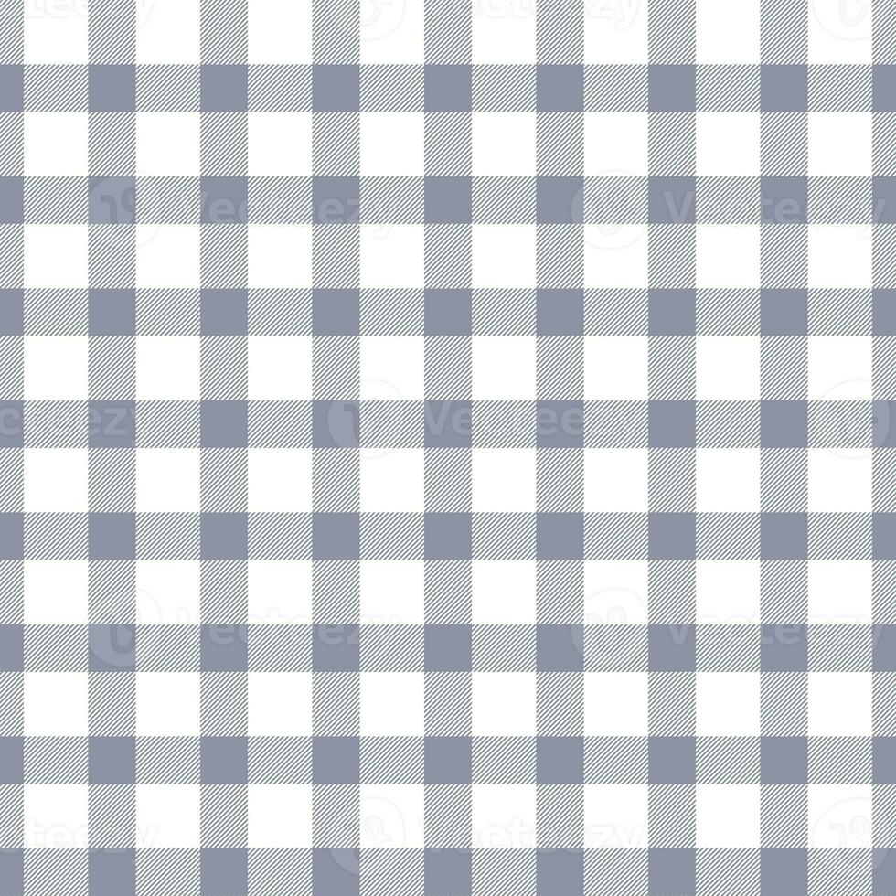 Gingham seamless pattern, gray and white, can be used in the design of fashion clothes. Bedding, curtains, tablecloths photo