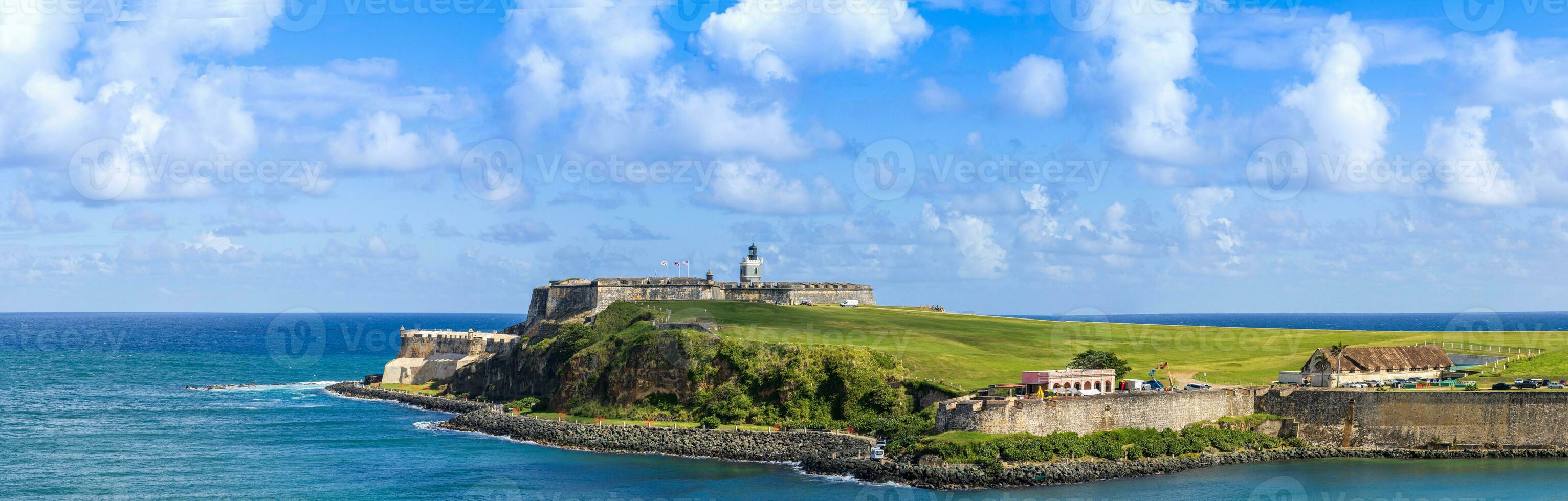 National park Castillo San Felipe del Morro Fortress in old San Juan, Puerto Rico, UNESCO site photo