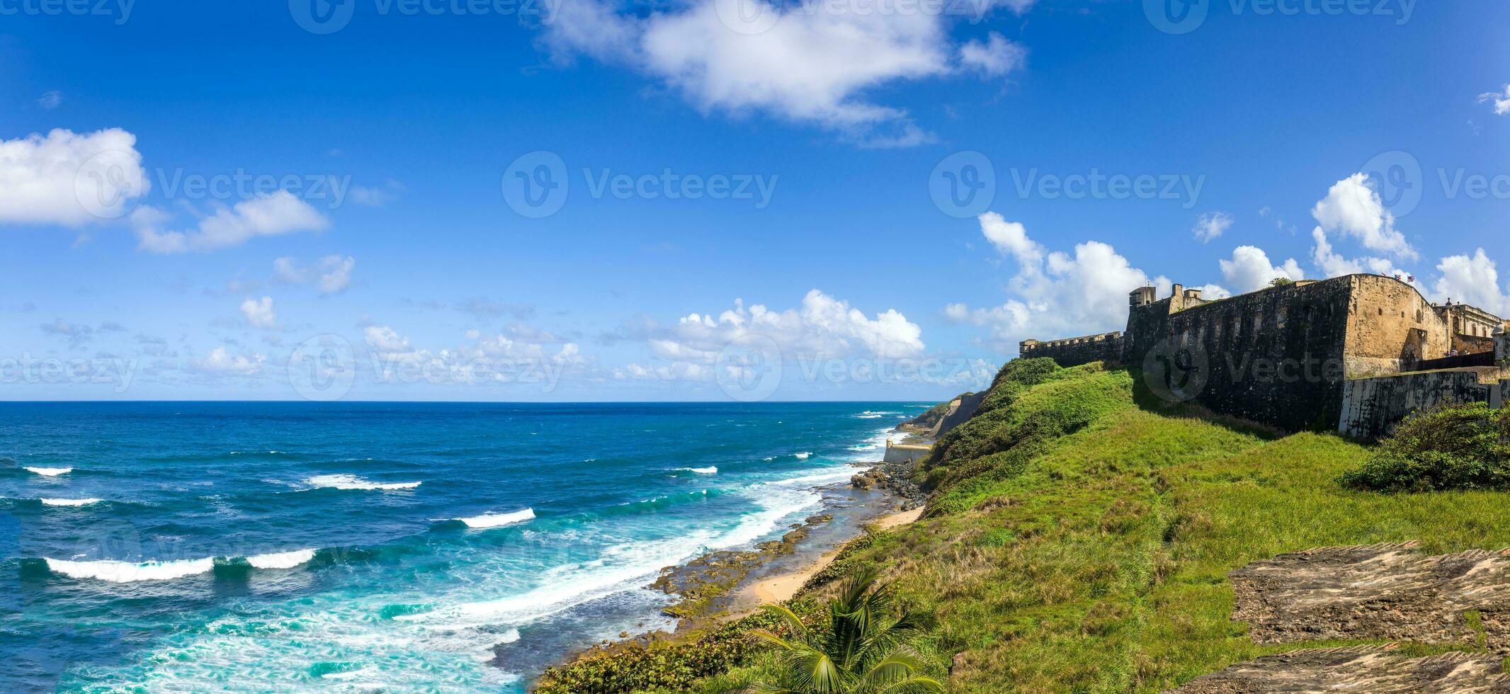 nacional parque castillo san felipe del morro fortaleza en antiguo san Juan, puerto rico, la unesco sitio foto