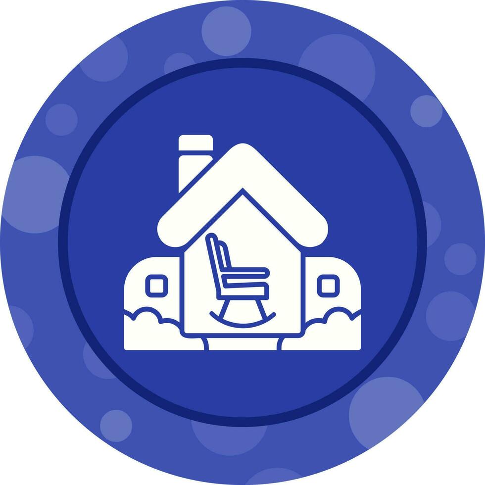 Retirement Home Vector Icon