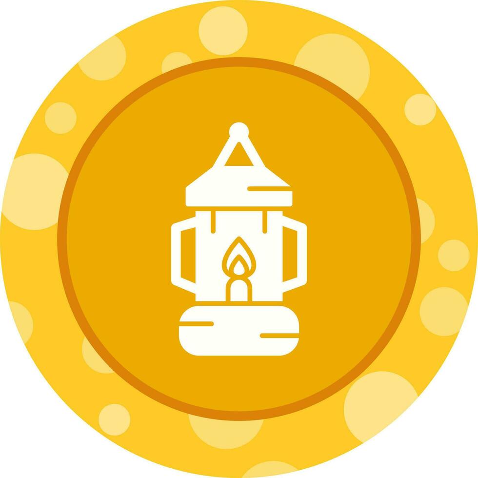 Oil Lamp Vector Icon