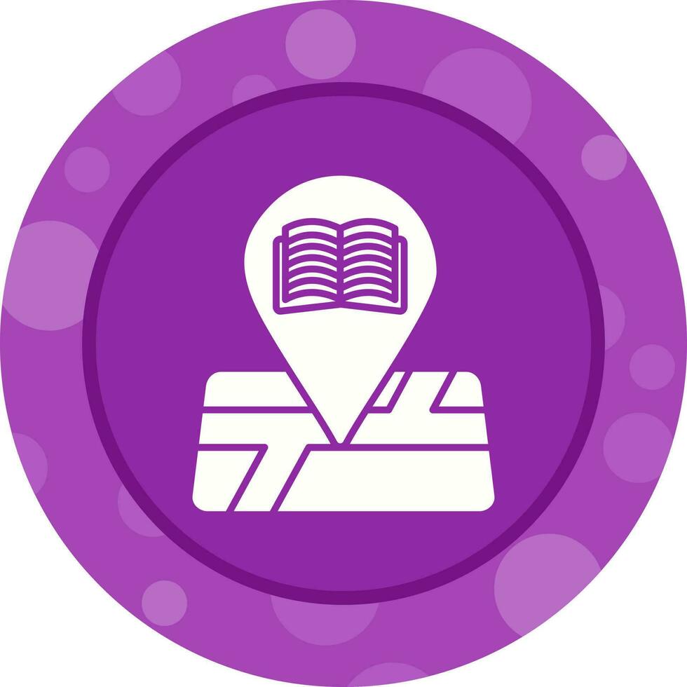 Library Location Vector Icon