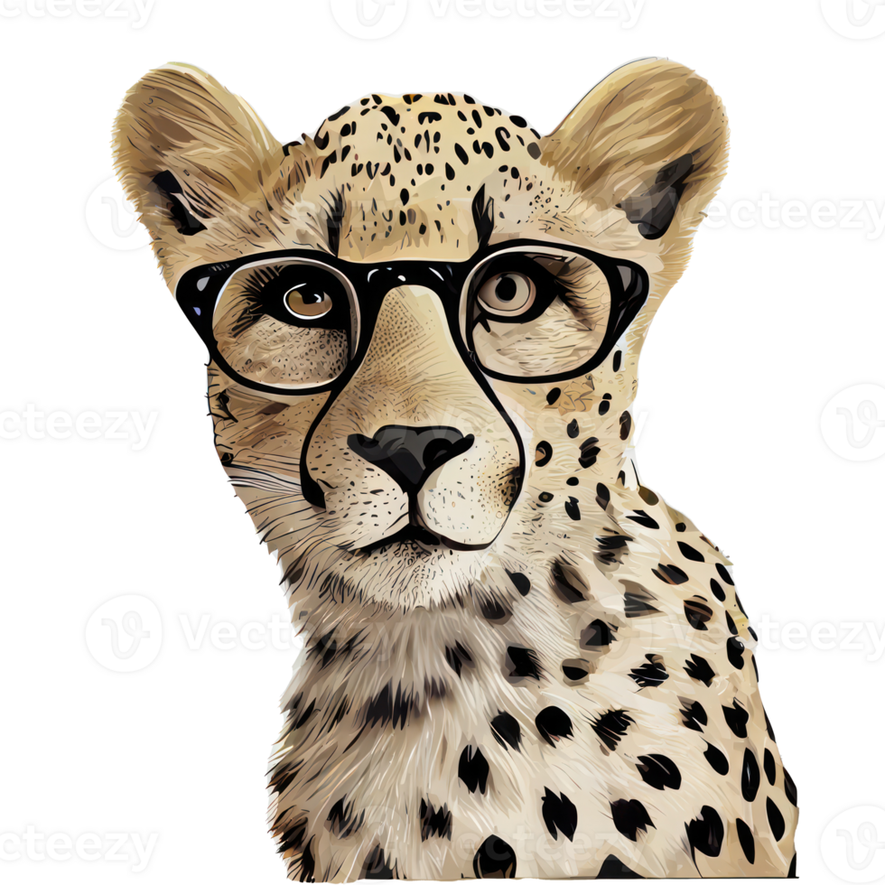 Cheetah . AI Generated png