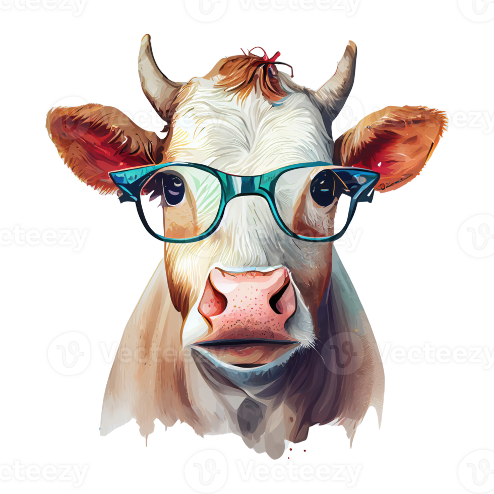 vache . ai généré png