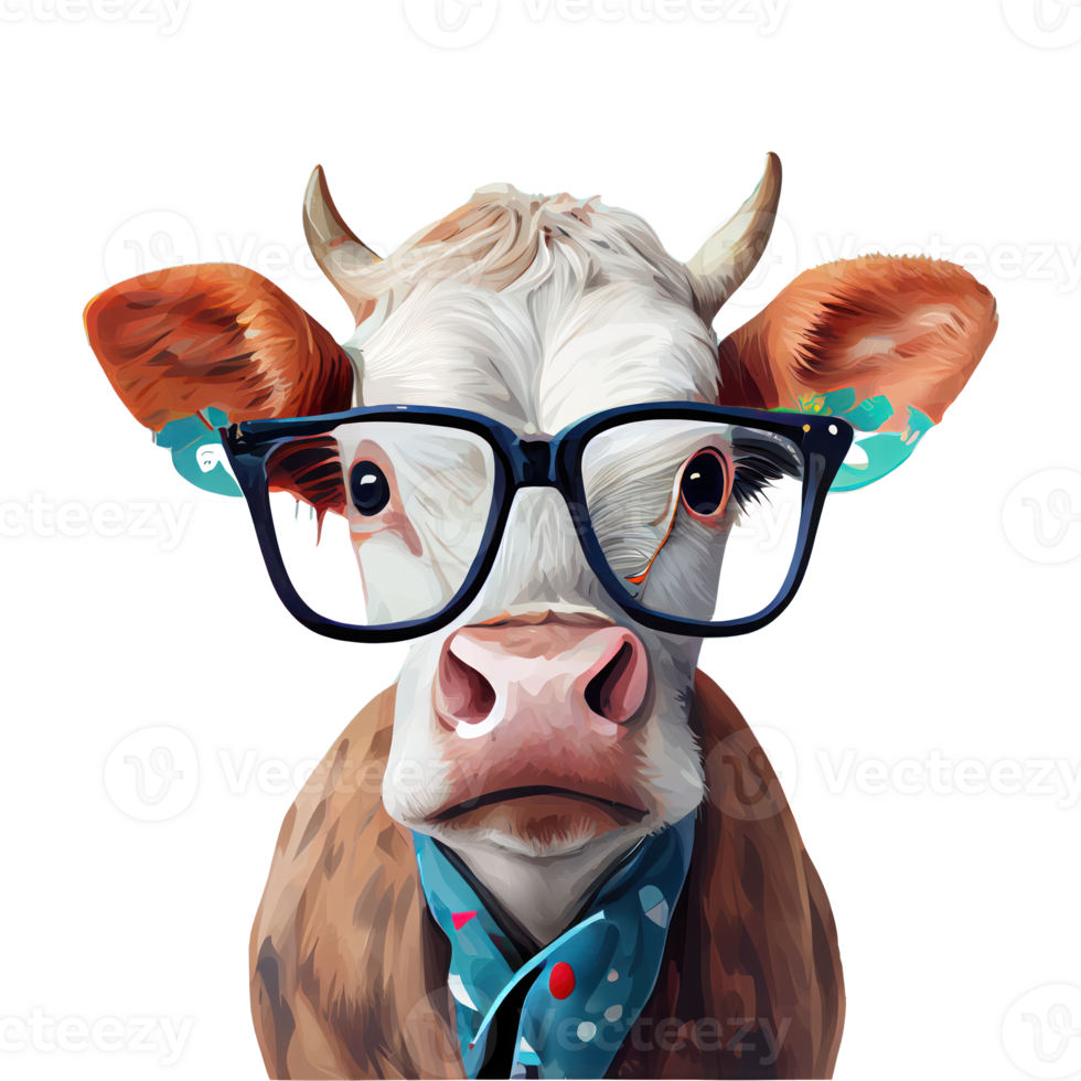 vaca . ai generado png