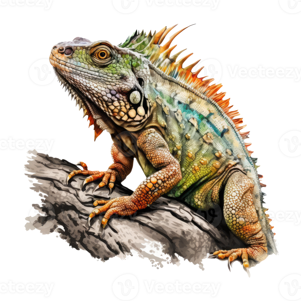 iguana . ai generato png