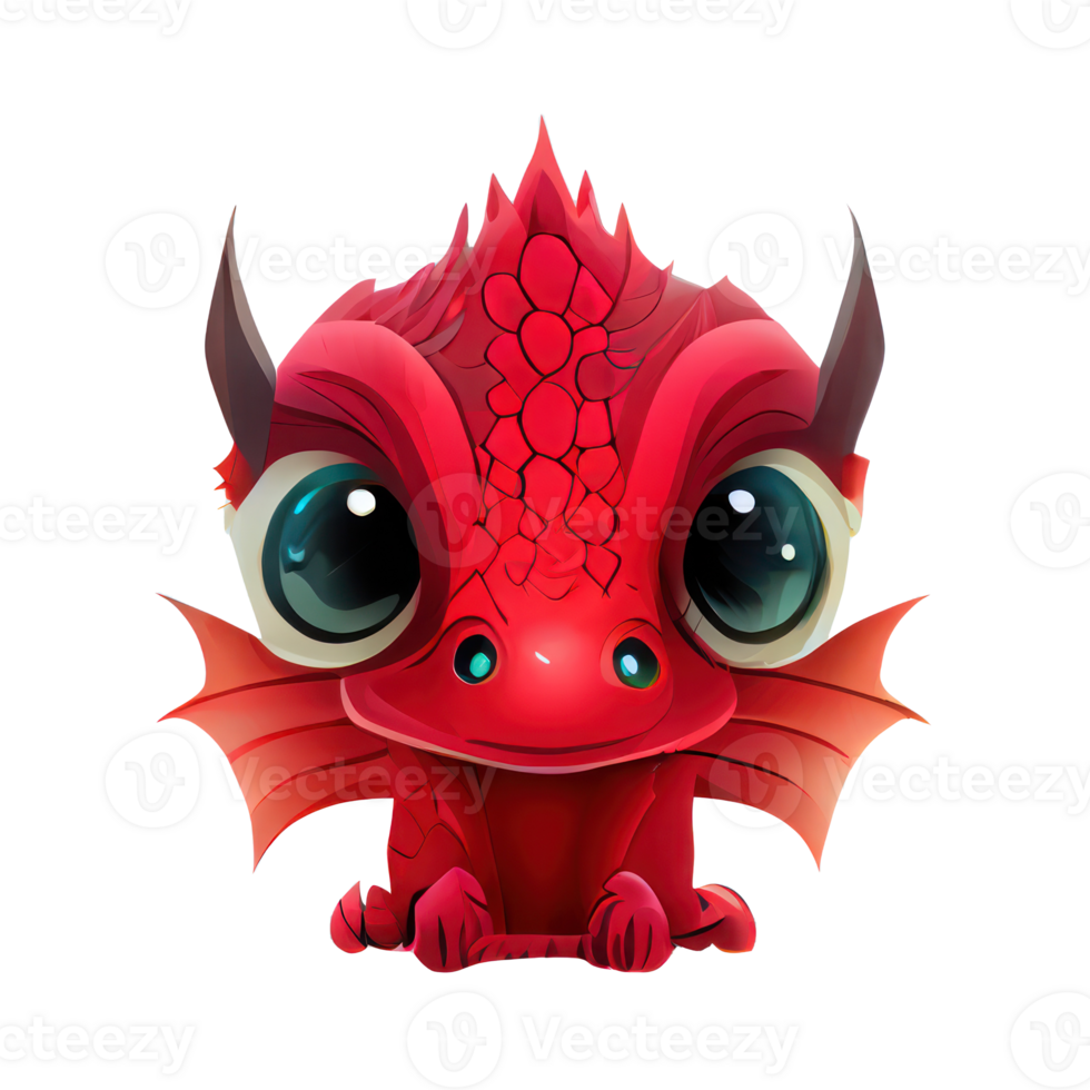 Drago . ai generato png