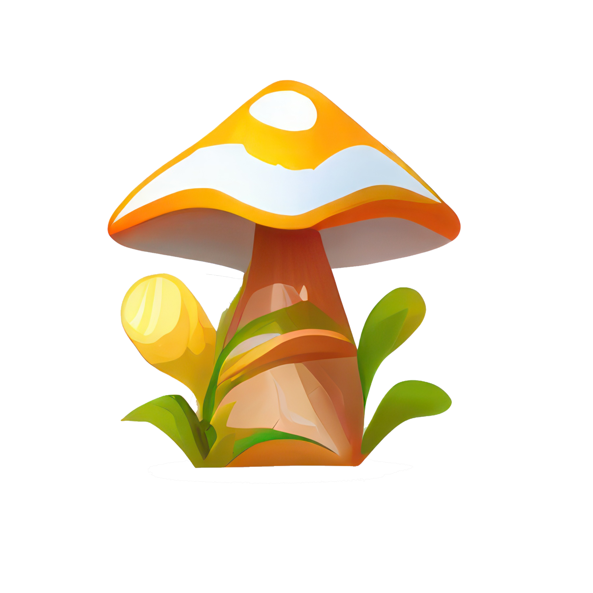 mushroom cartoon style . 23241393 PNG