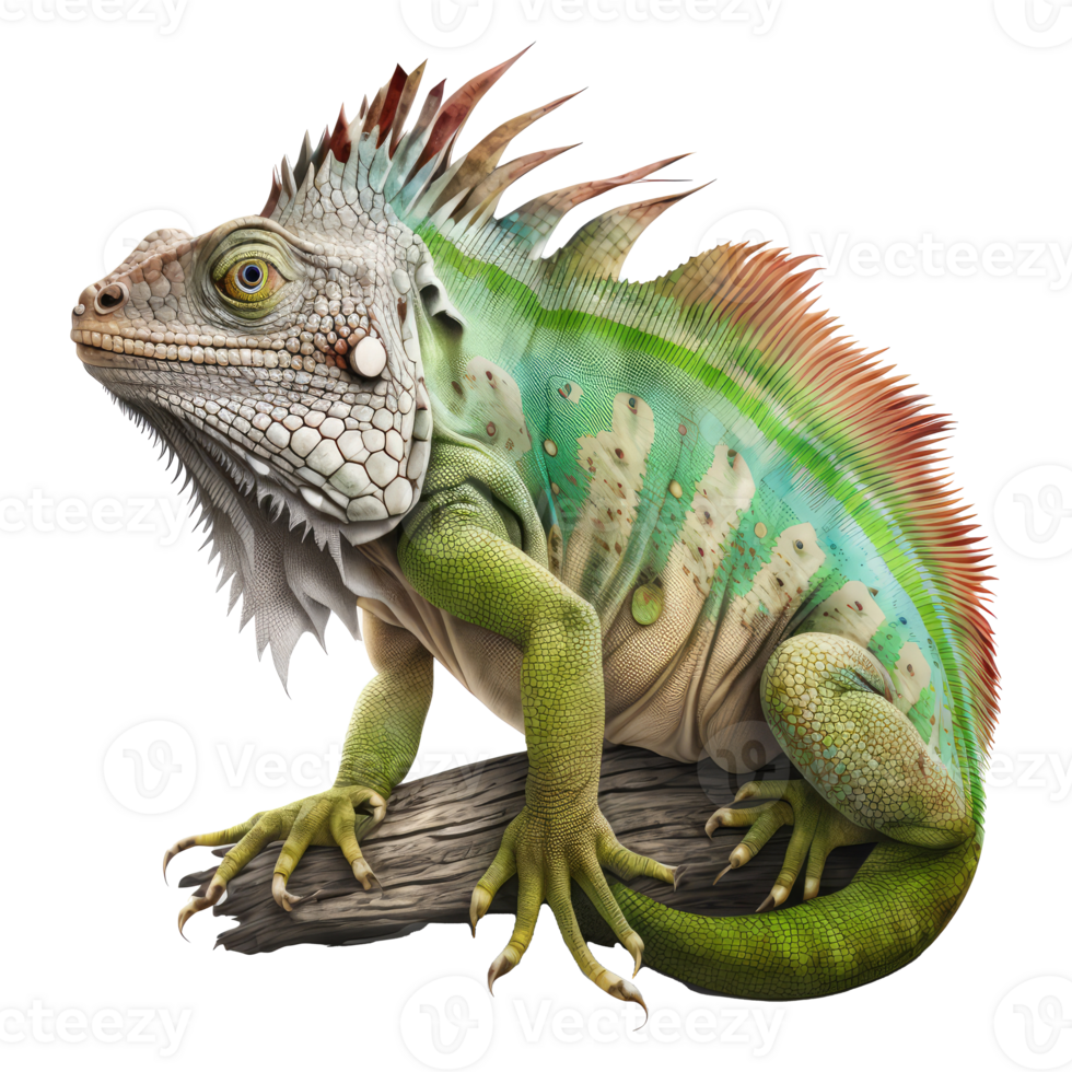 iguana . AI Generated png