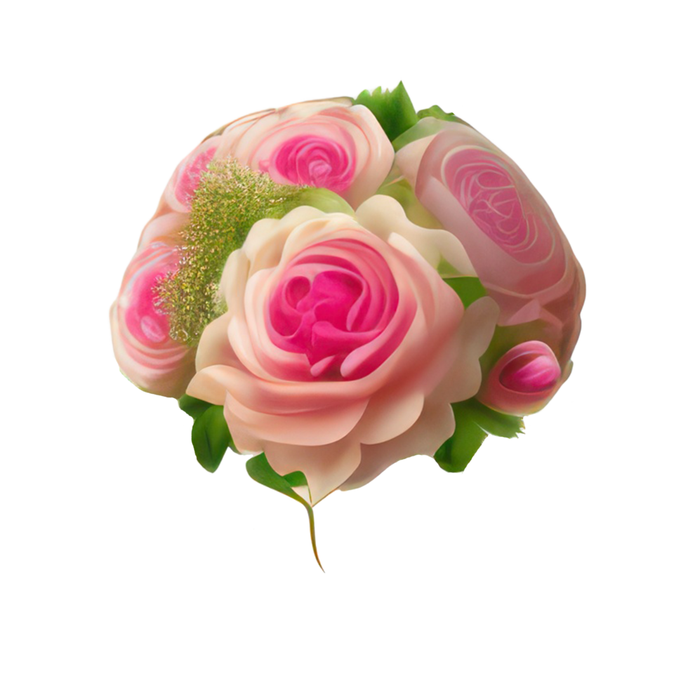 des roses aquarelle . ai généré png