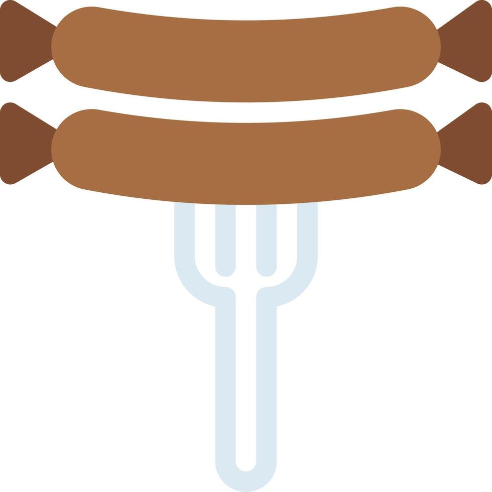 ilustración vectorial de hot dog en un fondo. símbolos de calidad premium. iconos vectoriales para concepto y diseño gráfico. vector