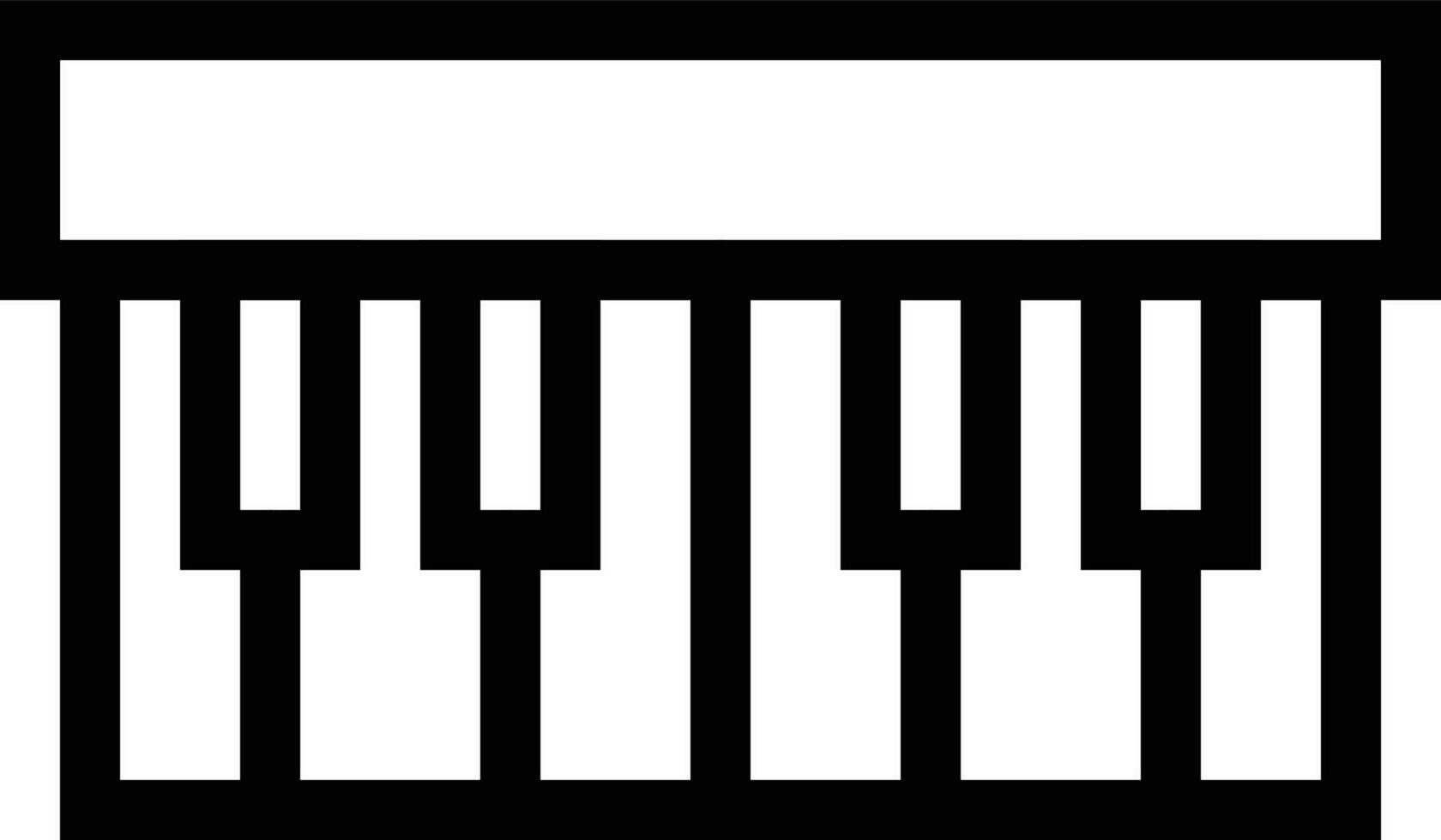 ilustración vectorial de piano en un fondo. símbolos de calidad premium. iconos vectoriales para concepto y diseño gráfico. vector