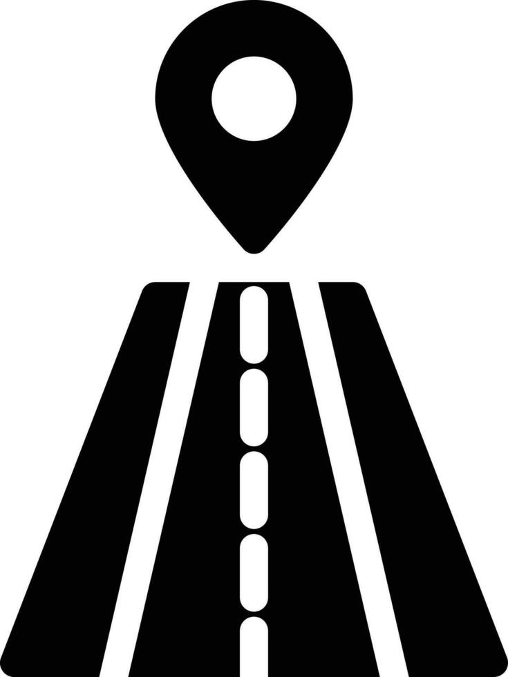 ilustración de vector de carretera en un fondo. símbolos de calidad premium. iconos vectoriales para concepto y diseño gráfico.