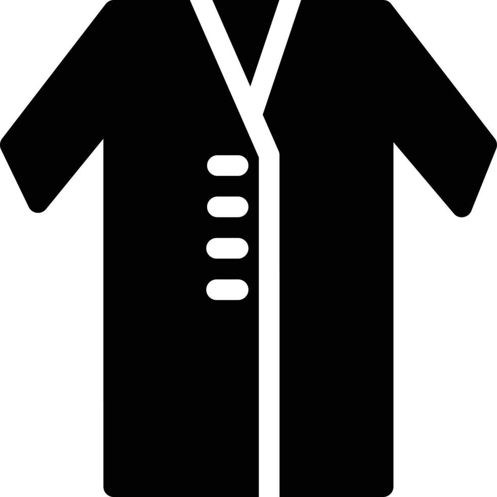 ilustración de vector de camisa en un fondo. símbolos de calidad premium. iconos vectoriales para concepto y diseño gráfico.