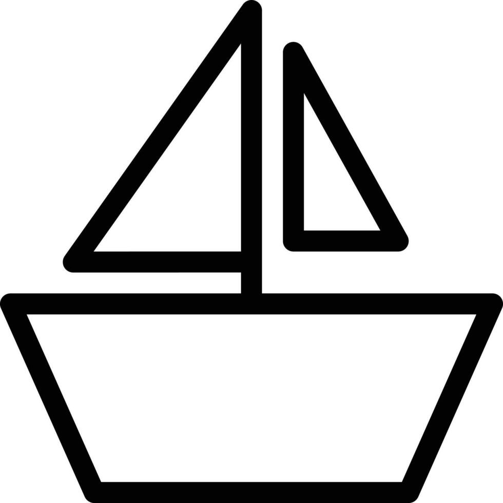 ilustración de vector de barco en un fondo. símbolos de calidad premium. iconos vectoriales para concepto y diseño gráfico.