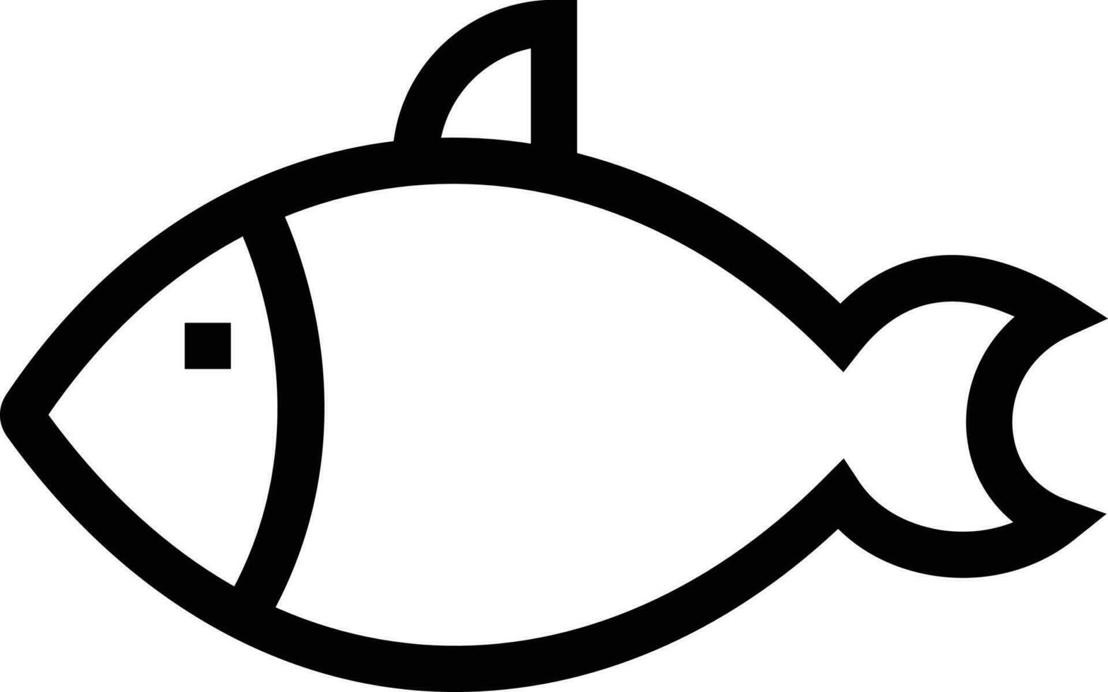 ilustración vectorial de peces en un fondo. símbolos de calidad premium. iconos vectoriales para concepto y diseño gráfico. vector