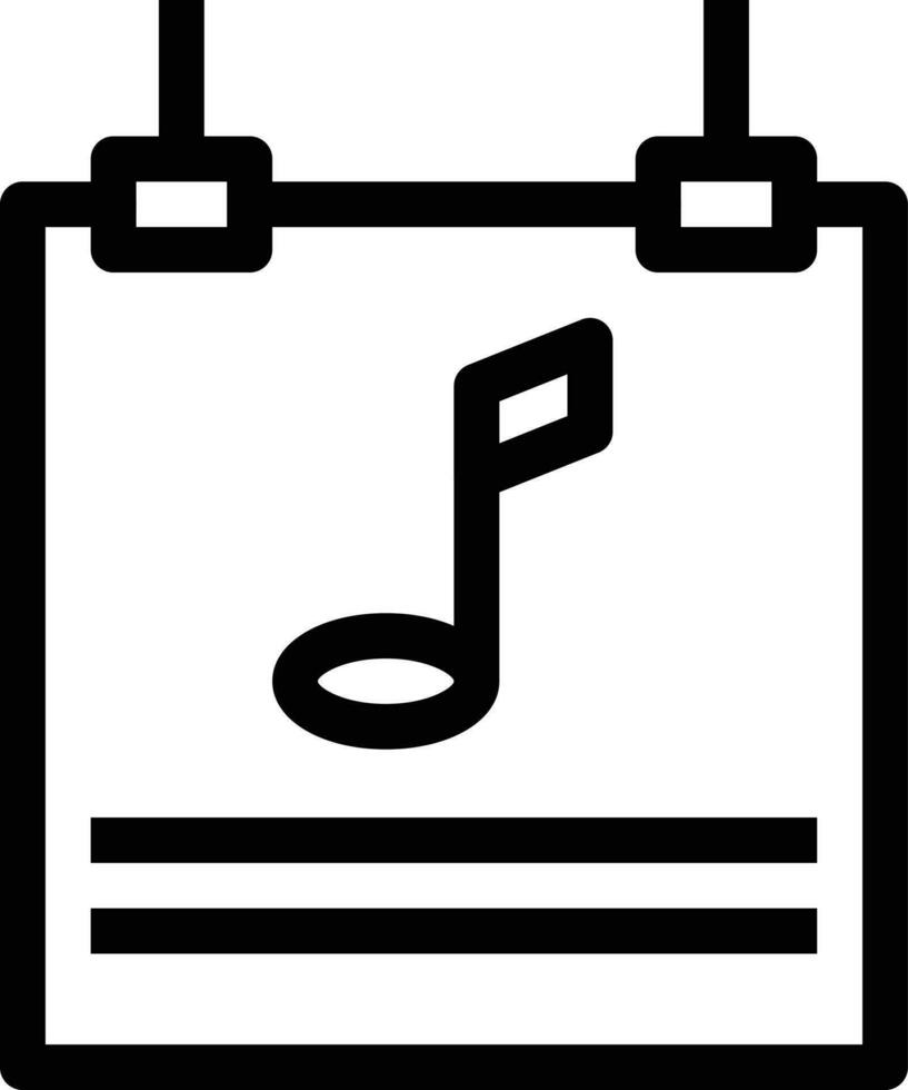 ilustración vectorial musical sobre un fondo. símbolos de calidad premium. iconos vectoriales para concepto y diseño gráfico. vector