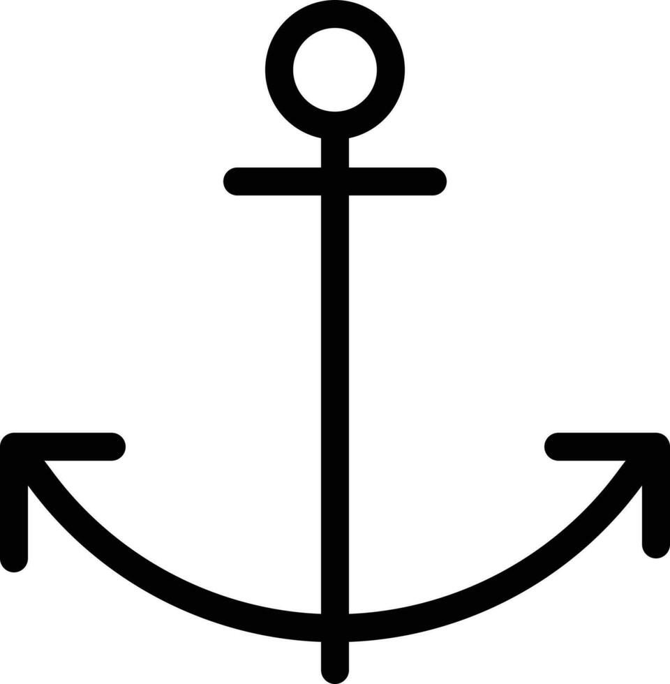 anchor vector illustration on a background.Premium quality symbols.vector icons for concept and graphic design.