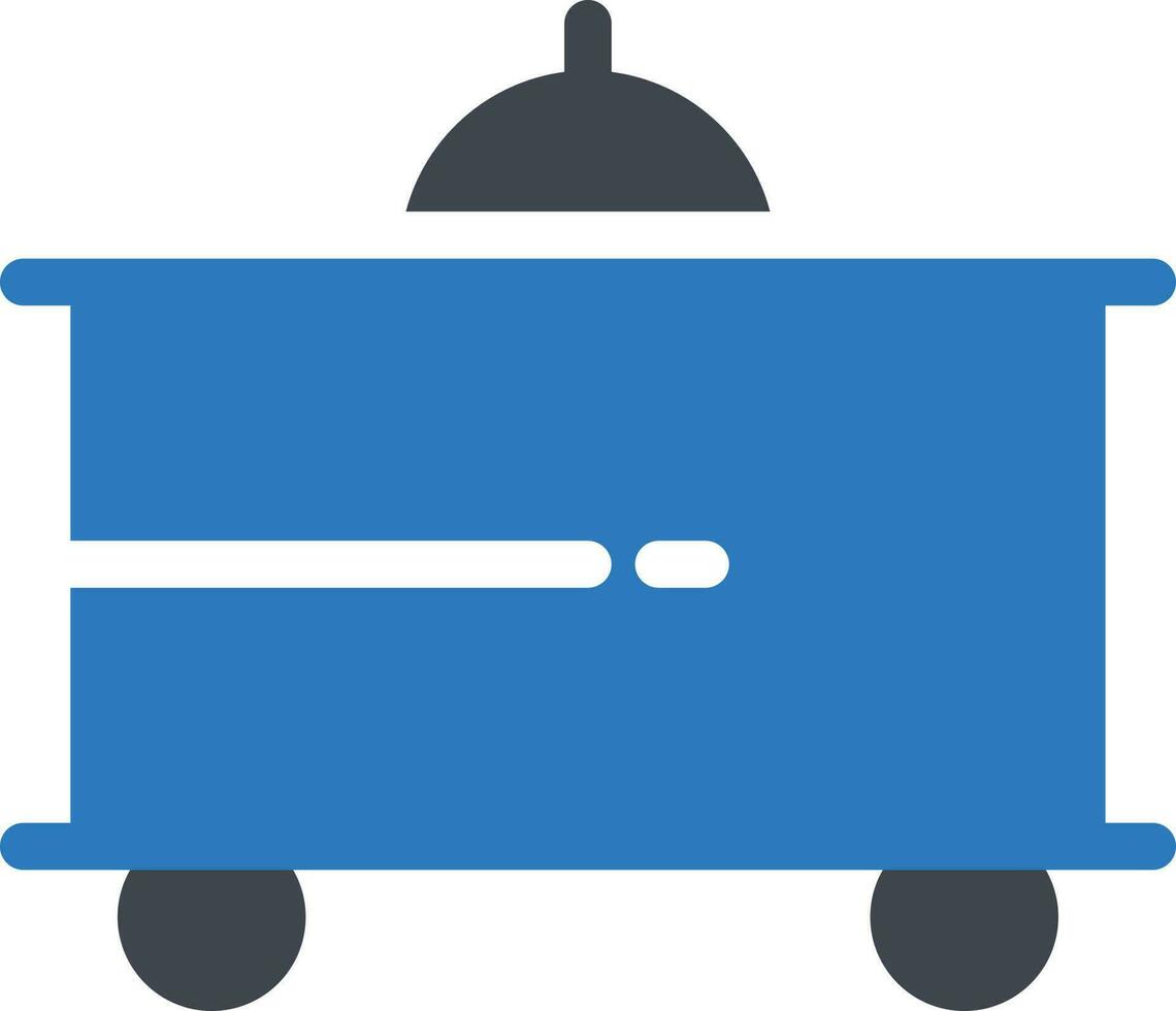 ilustración de vector de carrito de comida en un fondo. símbolos de calidad premium. iconos vectoriales para concepto y diseño gráfico.