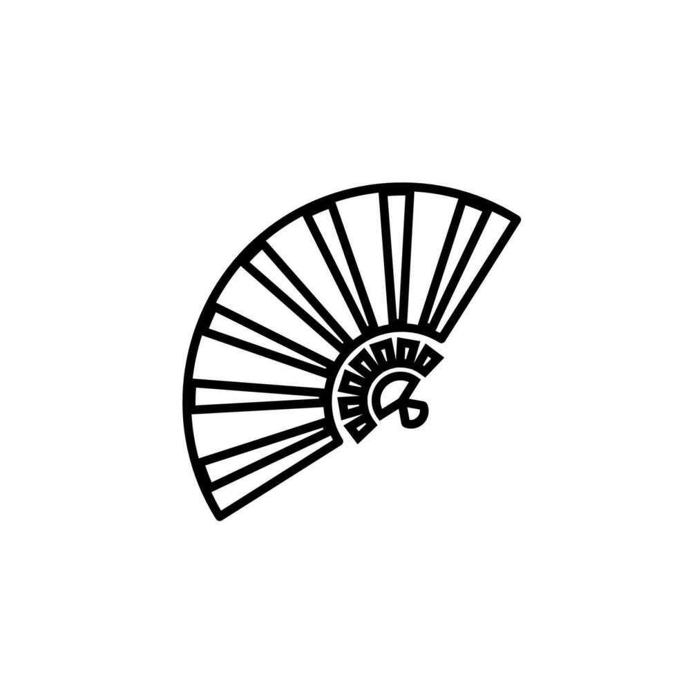 ilustración de icono de vector de ventilador