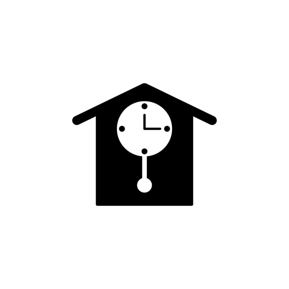 Clock vector icon illustration