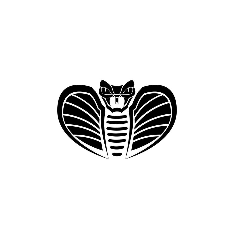Cobra head vector icon illustration