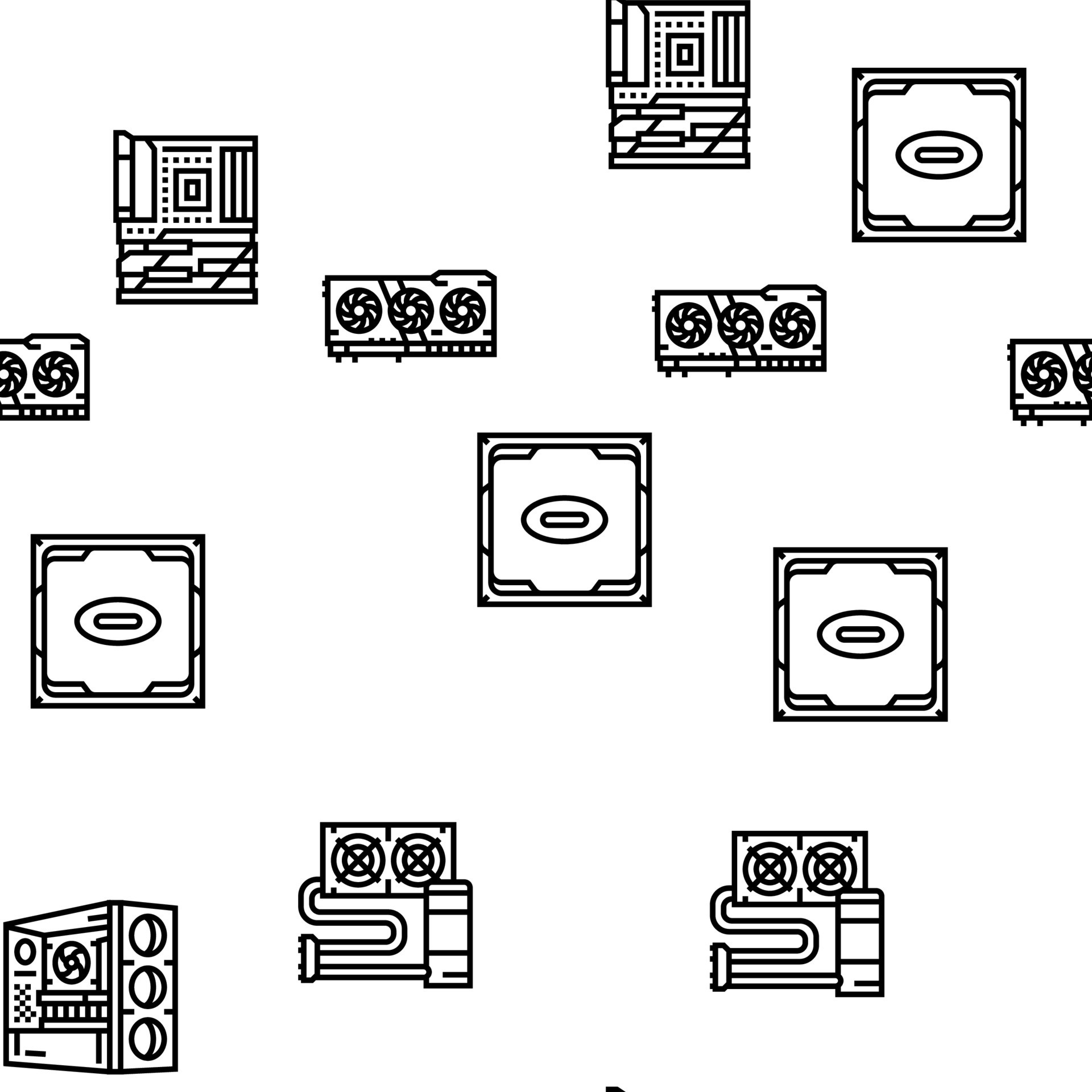 game-pc-gamer-computer-online-vector-seamless-pattern-23245753-vector