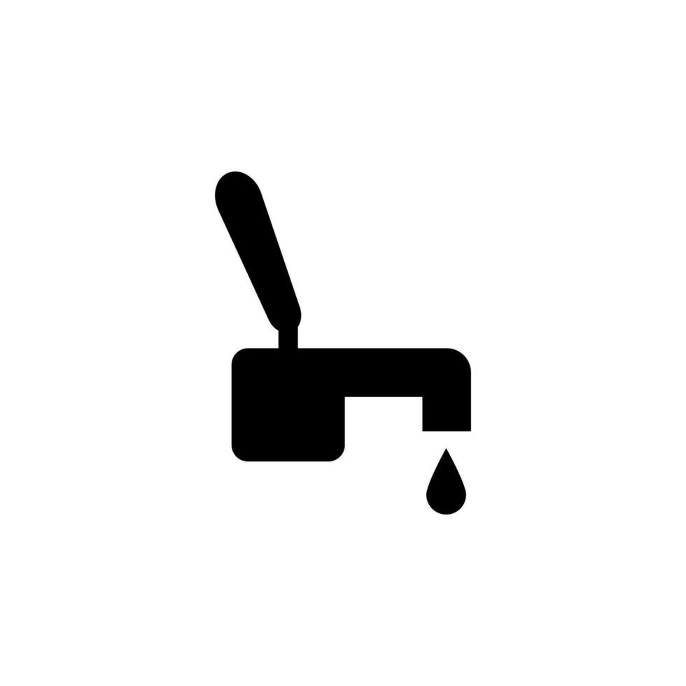 Beer tap vector icon illustration