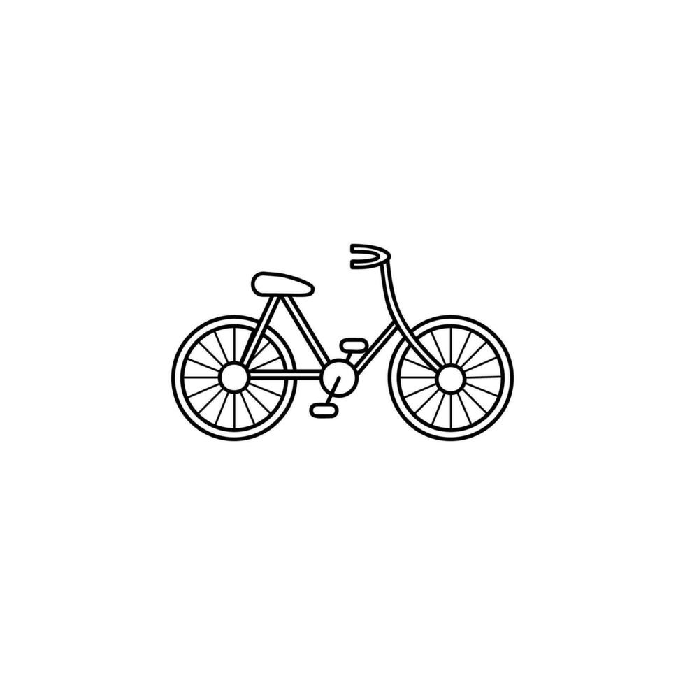 bicicleta vector icono ilustración