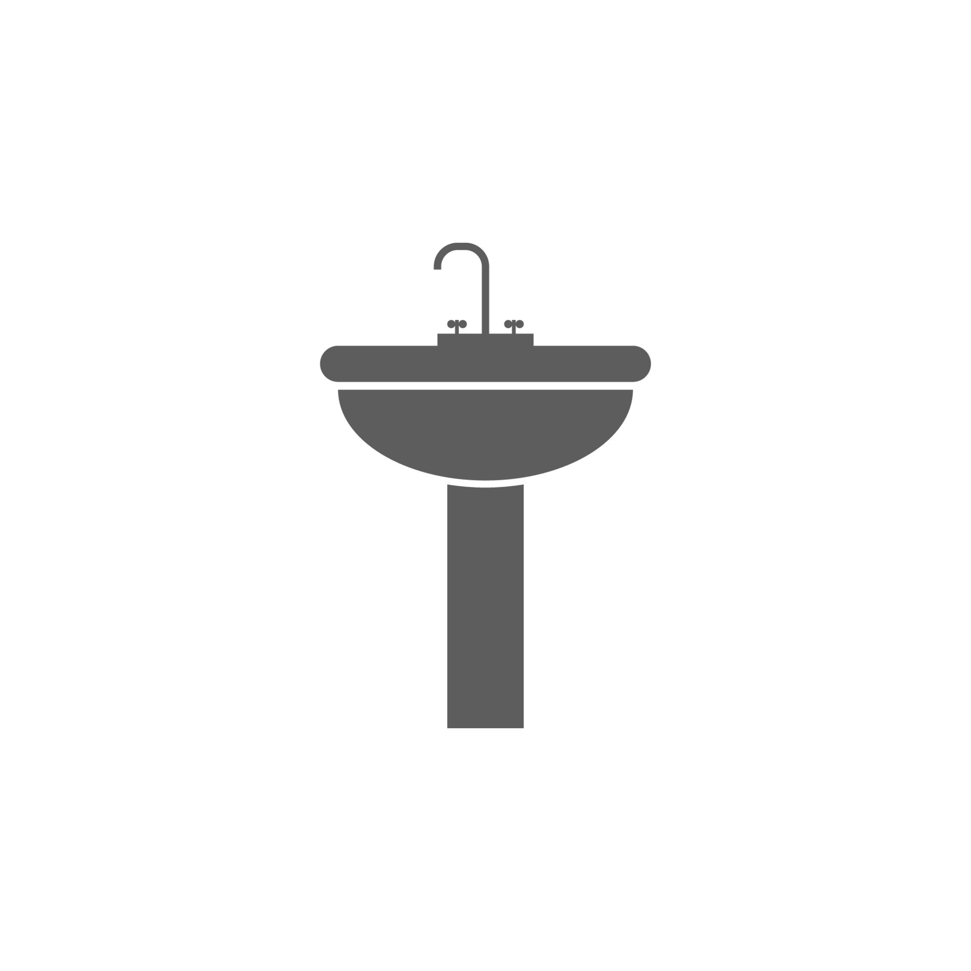Sink in the bathroom vector icon illustration 23246096 Vector Art at