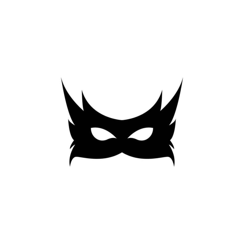 Carnival mask vector icon illustration