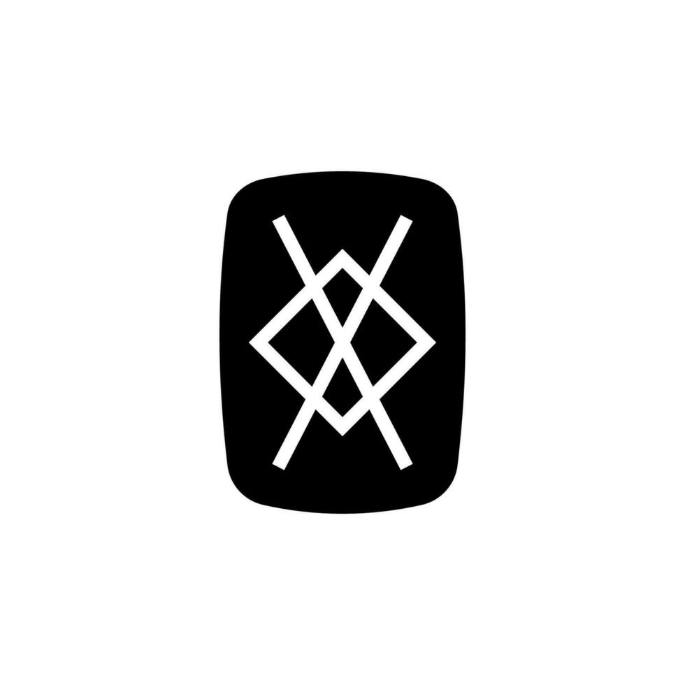 rune vector icon illustration