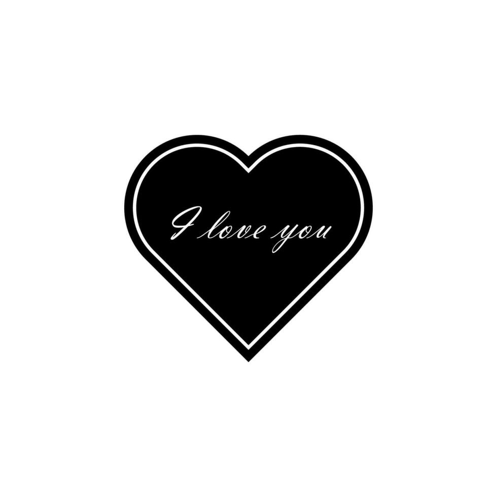 heart with recognition vector icon illustration
