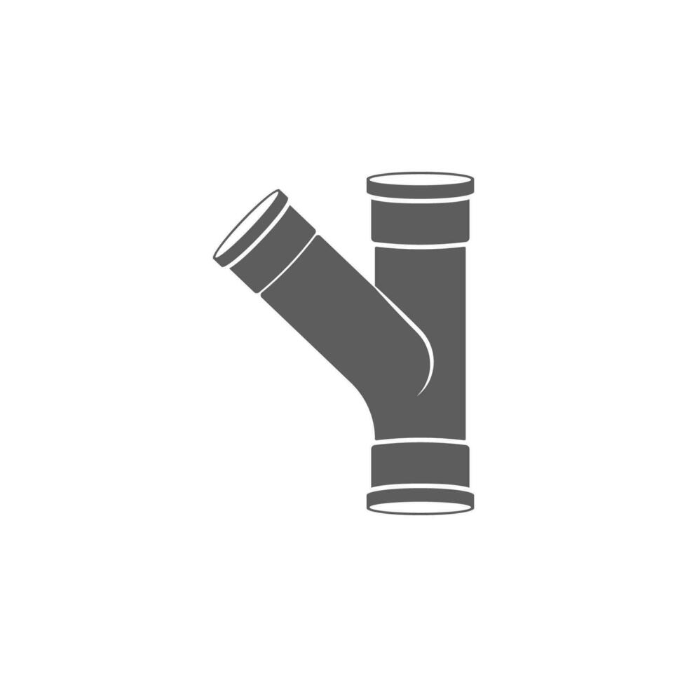 sewage pipe under the sink vector icon illustration