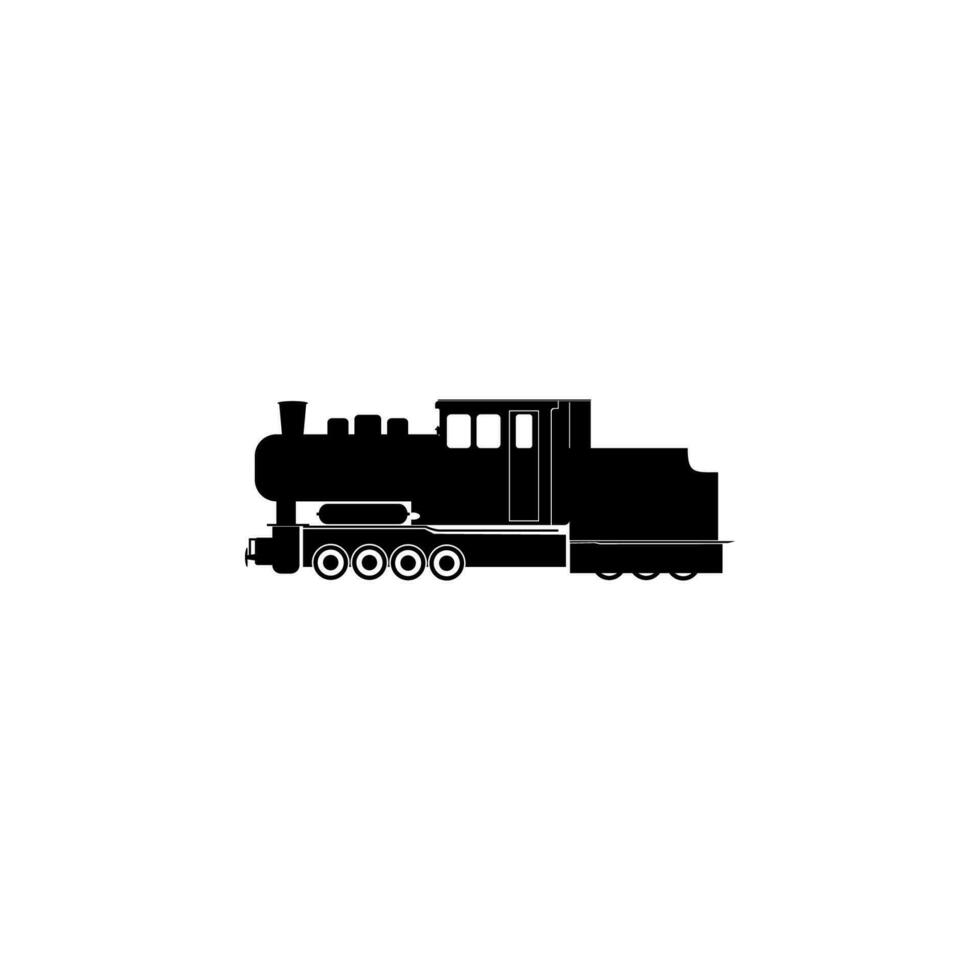 Locomotive vector icon illustration