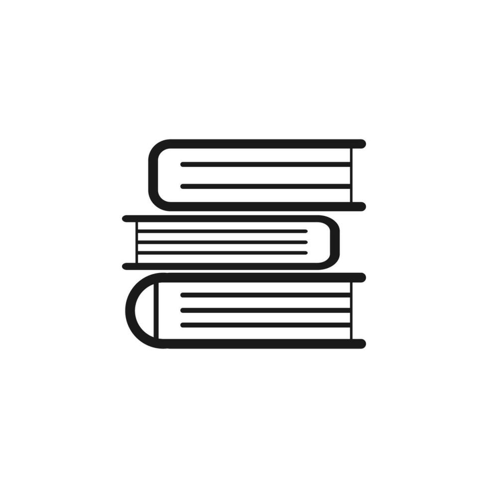Books vector icon illustration