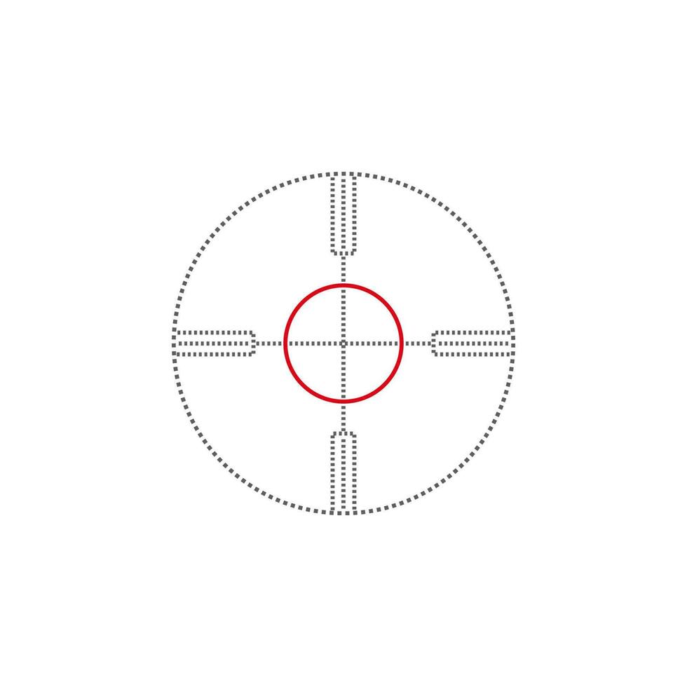 aim vector icon illustration