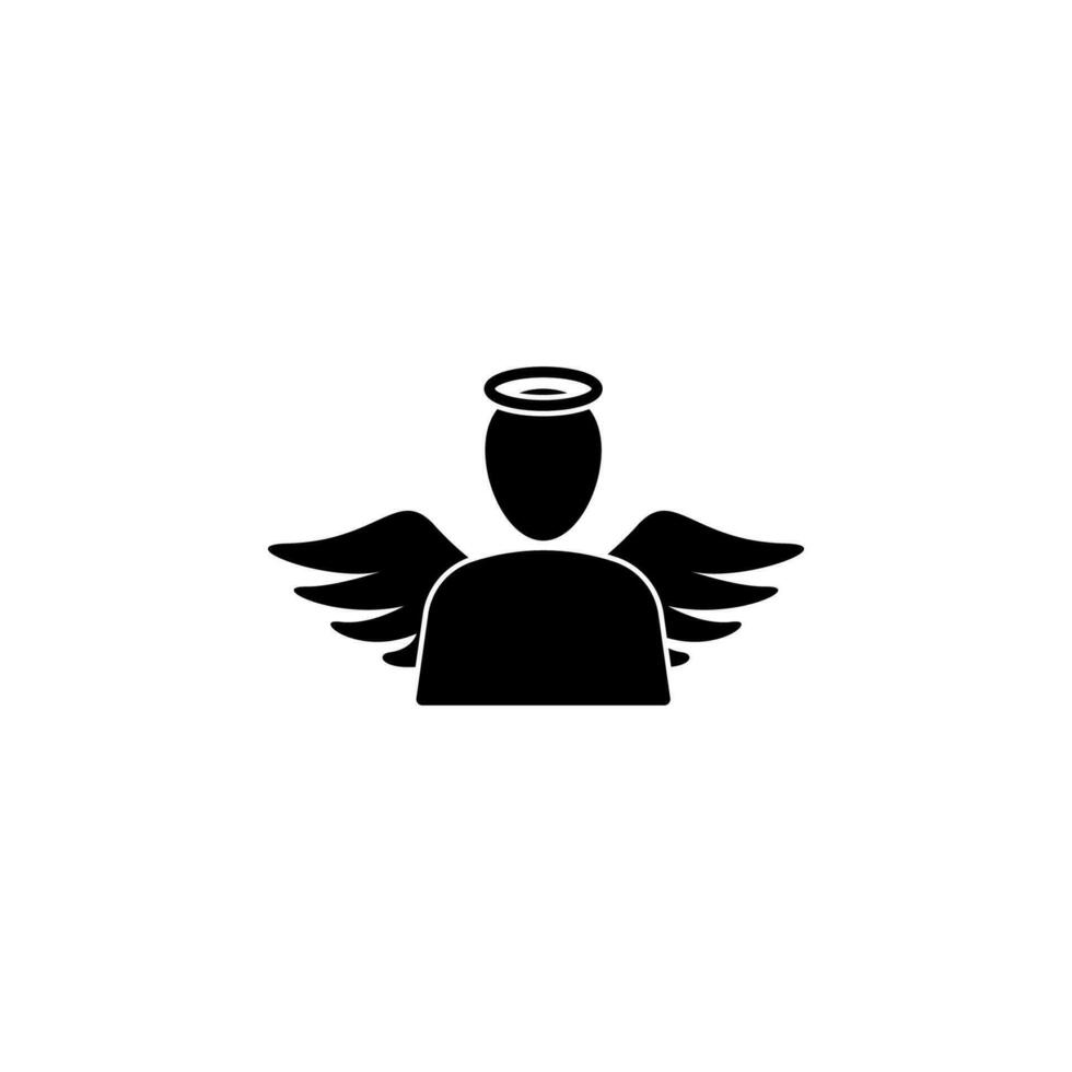 Angel vector icon illustration