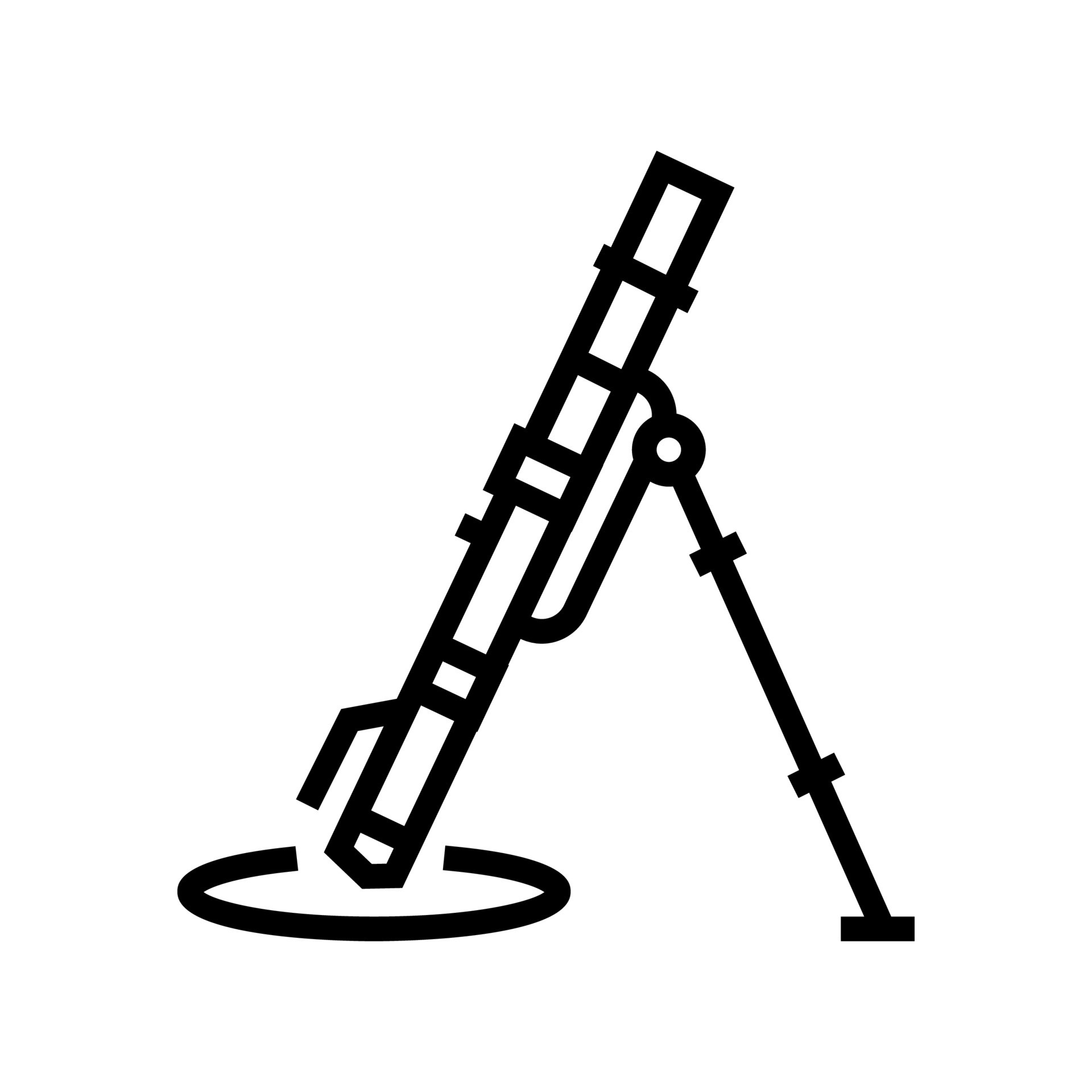 mortar weapon military line icon vector illustration 23246642 Vector Art at Vecteezy